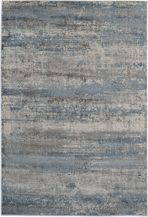 Gulvtæppe / tæppe Loomery Invista 200x290 cm grå/blå 9 cm polyester.