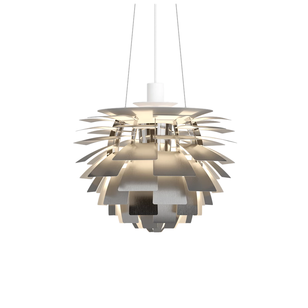PH Artichoke i Rustfrit Stål, børstet fra Louis Poulsen Ø 480 mm / LED - Jacobsen Plus