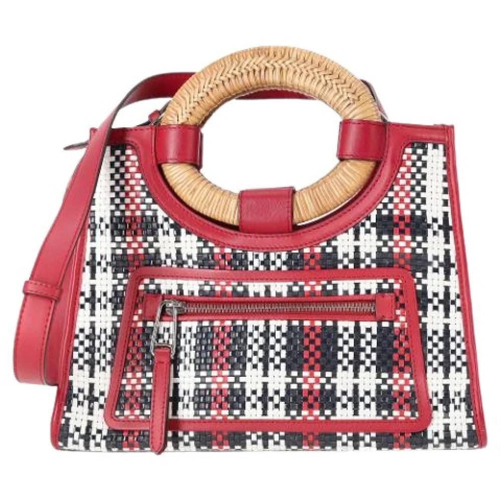 Fendi Vintage Pre-owned Runaway Plaid Shopper Tote Taske - Vintage - Dame - Flerfarvet - ONE SIZE - Uld
