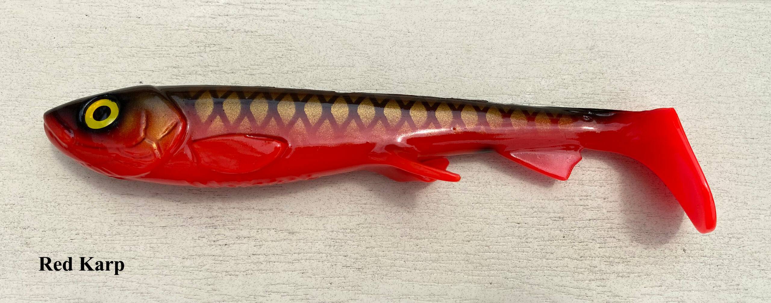 Wolfcreek Shad Handmade 24cm (VÄLJ FÄRG: Red Carp)