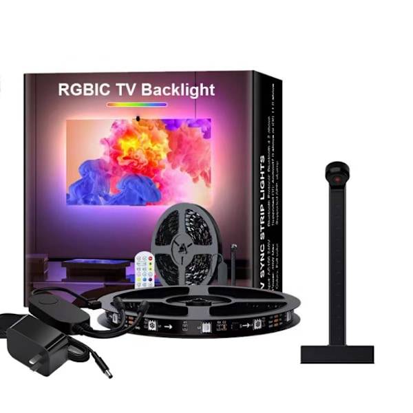 5M LED TV Bakgrundsbelysningsremsa med USB och TV-kontroll