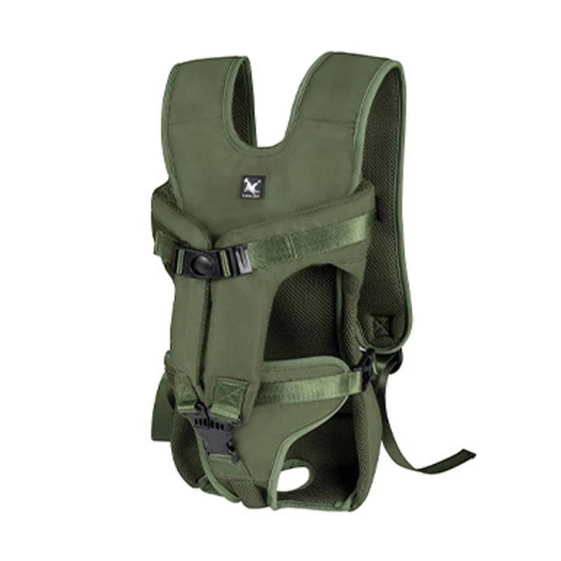 Front-Facing Pet Carrier Backpack for Dogs & Cats - green / L (L)