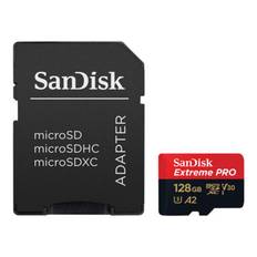 SanDisk 128GB Micro SD Extreme Pro 200MB/s geheugenkaart + adapter