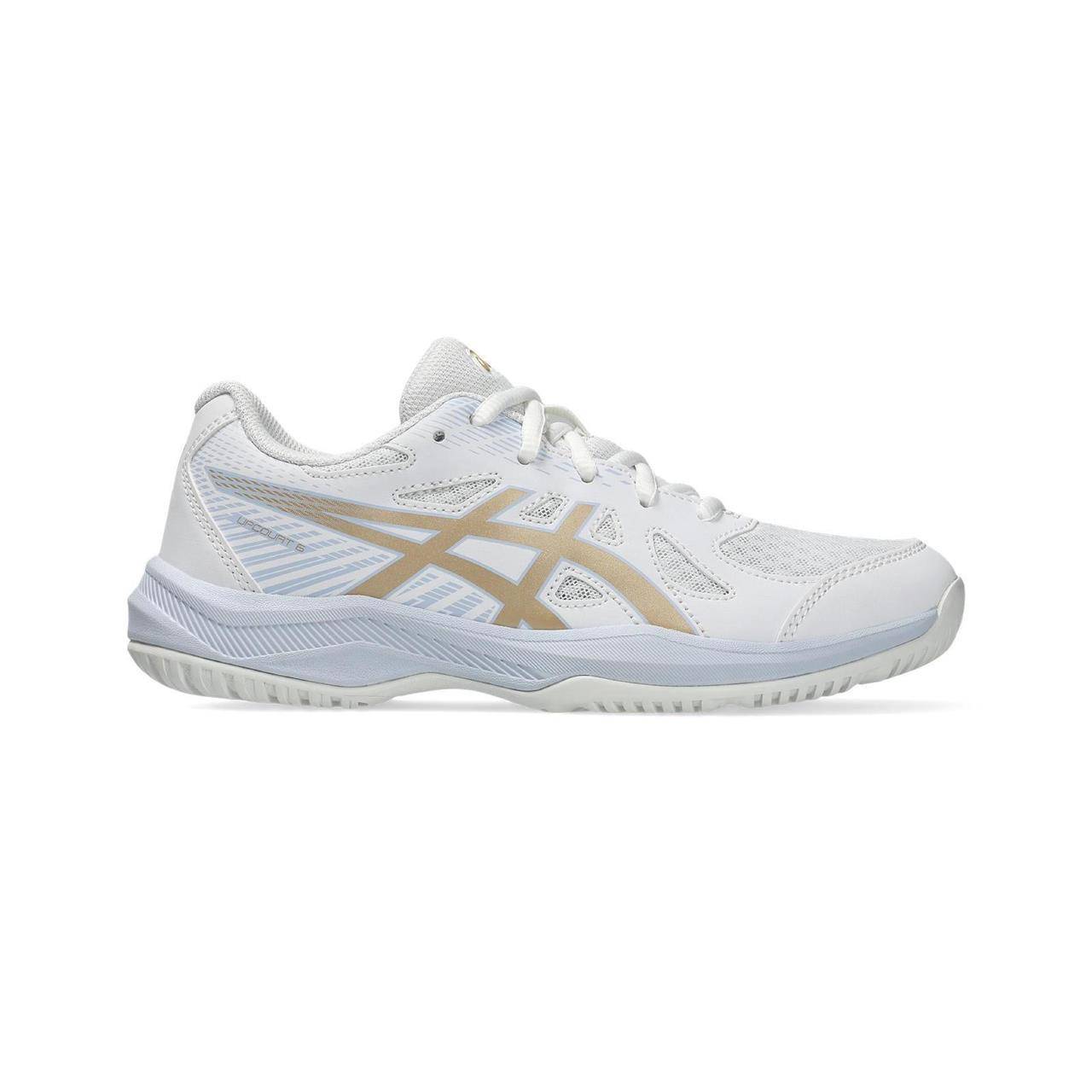 Asics Upcourt 6 Junior White/Champagne, 34.5 - Vit (34.5)