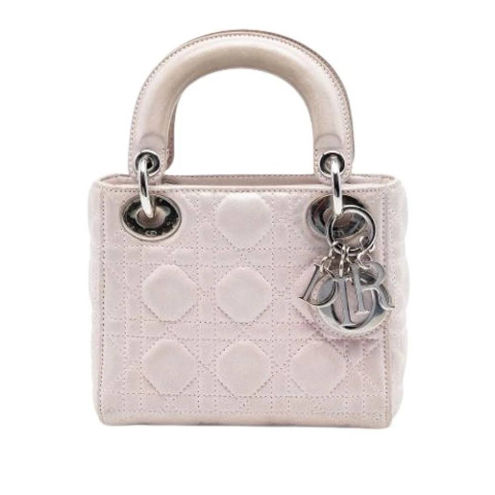 Dior Vintage Pre-owned Laeder dior-tasker - Vintage - Dame - Lyserød - ONE SIZE -