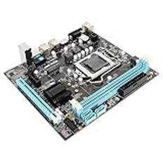 Desktopmoderkort, H61 6 USB2.0 DDR3 M.2 NVMe NGFF 100Mbps LAN Micro ATX Gaming Moderkort för LGA1155 Socket I3 I5 I7