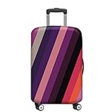 VELOSOCK Bagageskydd – håller din resväska ren och skyddar – passar alla väskor och resväskor mellan 45 cm – 81 cm hög – 3 olika storlekar, Ränder, 24" - 28"