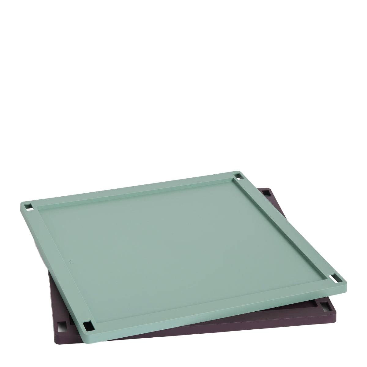 HAY Colour Crate Lid - Plastic - Large Square - Bordeaux