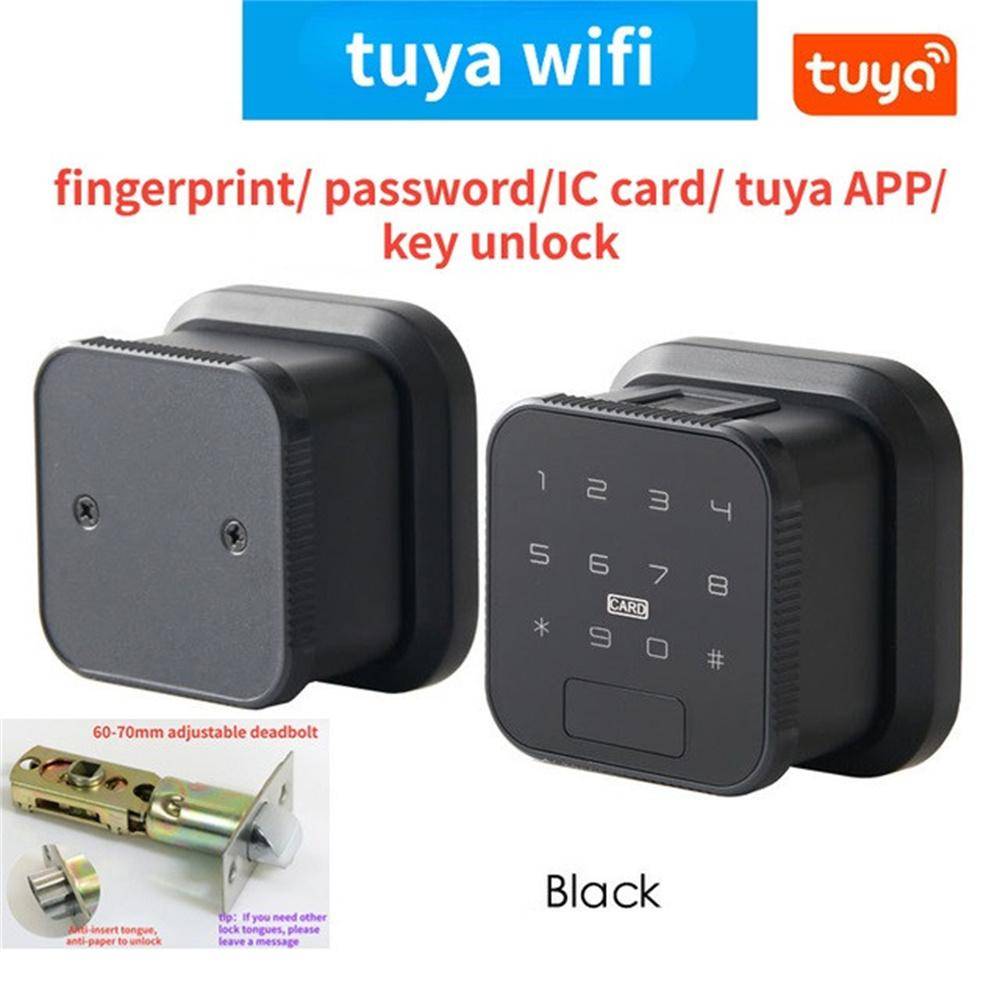 NEW Wifi Smart Electronic Door Lock Fingerprint Password IC Card Key APP Unlock
