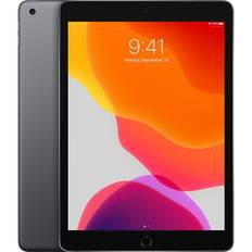 iPad 10.2" (7th Gen) 128GB - 1 År Garanti Begagnad i Nyskick - Svart