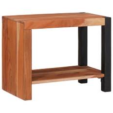 vidaXL Hyllsystem Brun 50 x 30 x 40 cm Massivt akaciaträ