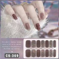 Dashing Diva Nagelremsor Dammode Nagelstickers Självhäftande Hela Stickers Nagel Täckta Nagel Vattentäta Fria Försegling Gel Nagellack Film