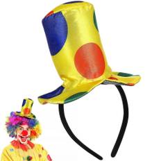 Jester Pandebånd Klovnehat Pandebånd Karnevalskostume Sjove ydeevne rekvisitter Klovnehovedbeklædning
