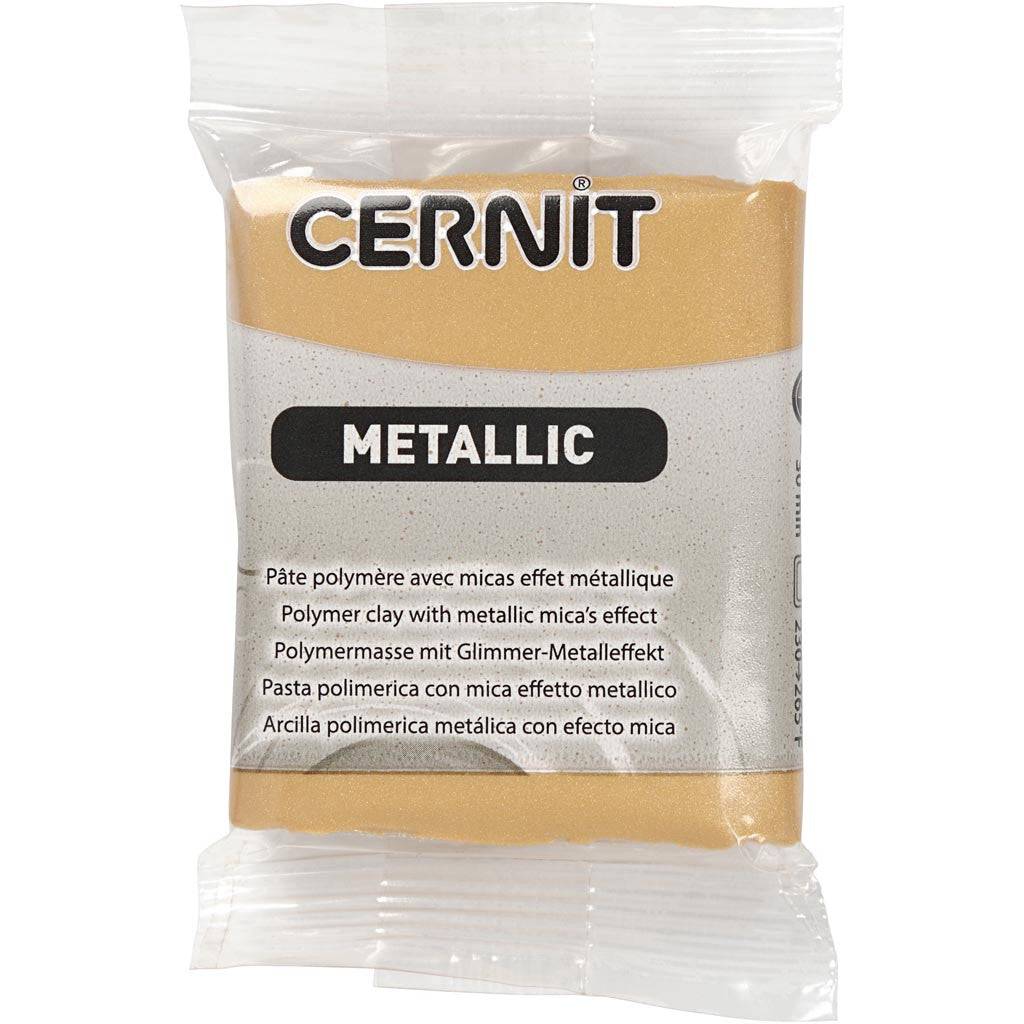 Cernit Modelleringsmassa Opaque Polymer Clay 050 Guld