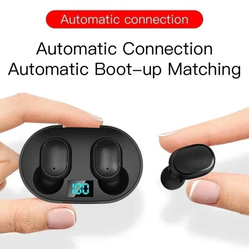E6S Wireless Bluetooth Earphones TWS Bluetooth Headset Wireless Earbuds Noise Cancelling Earphones with Mic Headphones Sport - E6S