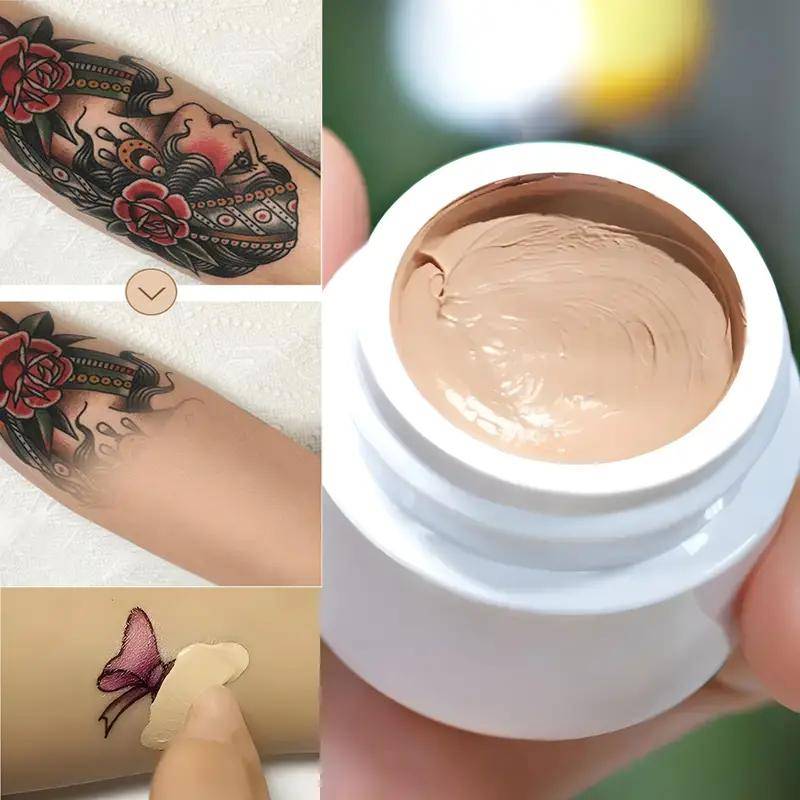 Högtäckande Concealer Cream Fuktgivande Vattenfast Hållbar Osynliga porer Mörka fläckar Dark Circles Foundation Cream Cosmetic