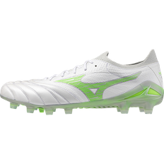 Mizuno Morelia Neo Iv Beta Elite Fotbollsskor White/Neon Green - UK 9.5