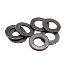 Platta brickor 2/50 st M3-M16 Svart Grade 8.8 Stål Stor Storlek Oversize Stor Bredare Platt Bricka Vanlig packning(20pcs M8x24x2mm)