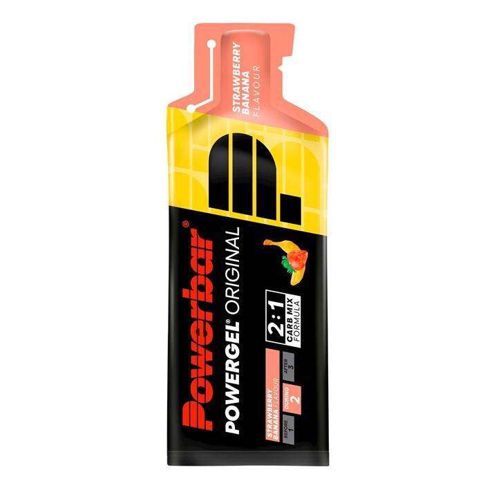 PowerBar Gel, PowerGel Original 41gr, Strawberry Banan, Multiköp - Bara i webbutiken...