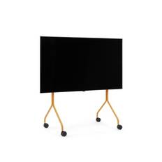Pedestal Moon Rollin' TV Stander Apricot
