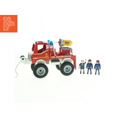 Brandbil legetøjssæt med figurer fra Playmobil (str. 25 x 12 cm)