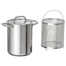 IKEA - 365+ gryde med indsats, rustfrit stål, 5.0 l