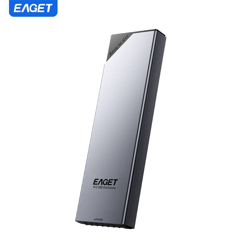Eaget Se630d Nvme Sata M.2 Ssd Enclosure Adapter, Usb 3.2 Gen 2 (10 ) To Nvme Pci-e Sata /(b+m) Key Solid State Drive External Enclosure Aluminum Alloy Support Uasp Trim For Ssds 2230/2242/2260/2280