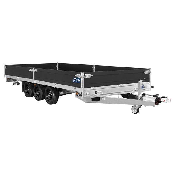 Saris Platformtrailer - PL 506 224 3500 3 Heavy Duty Black Edition - 3.500 kg.