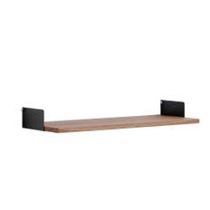 New Works - New Works Standard Shelf Kit Walnut/Black - Hyllor & Hyllsystem - Knut Bendik Humlevik - Svart