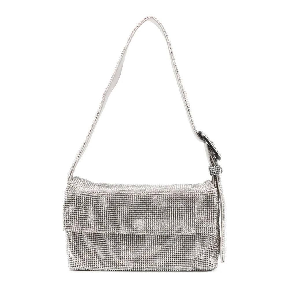 Benedetta Bruzziches Vitty La Mignon Skuldertaske - Tasker - Dame - Grå - ONE SIZE - Uld