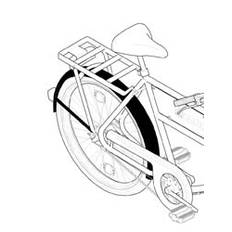 BAGSKÆRME TIL LONG JOHN & TRANSPORT CYKEL