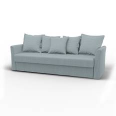 IKEA - Holmsund Sofabed, Sky Blue, Cotton - Bemz