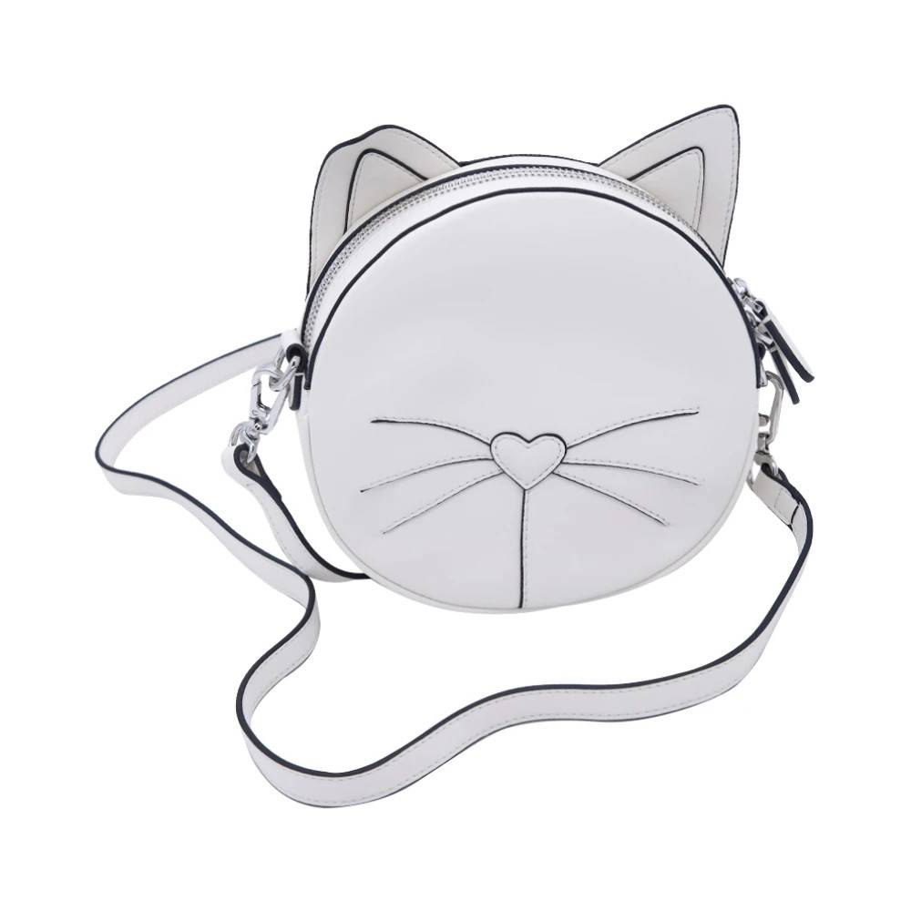 Karl Lagerfeld Ikon Chat Bag - Tasker - Dame - Hvid - ONE SIZE - Uld