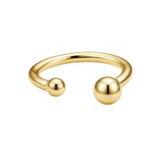 Chunky Ball Ring, Gold