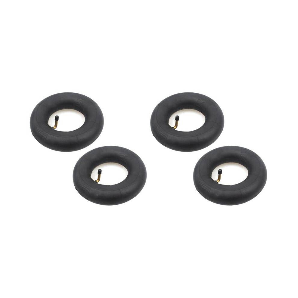 4 Pack 2.80/2.50-4 Inch Inner Tube with TR87 Bent Valve Stem for Scooters, Lawn Mowers, Wheelbarrows, Hand Trucks