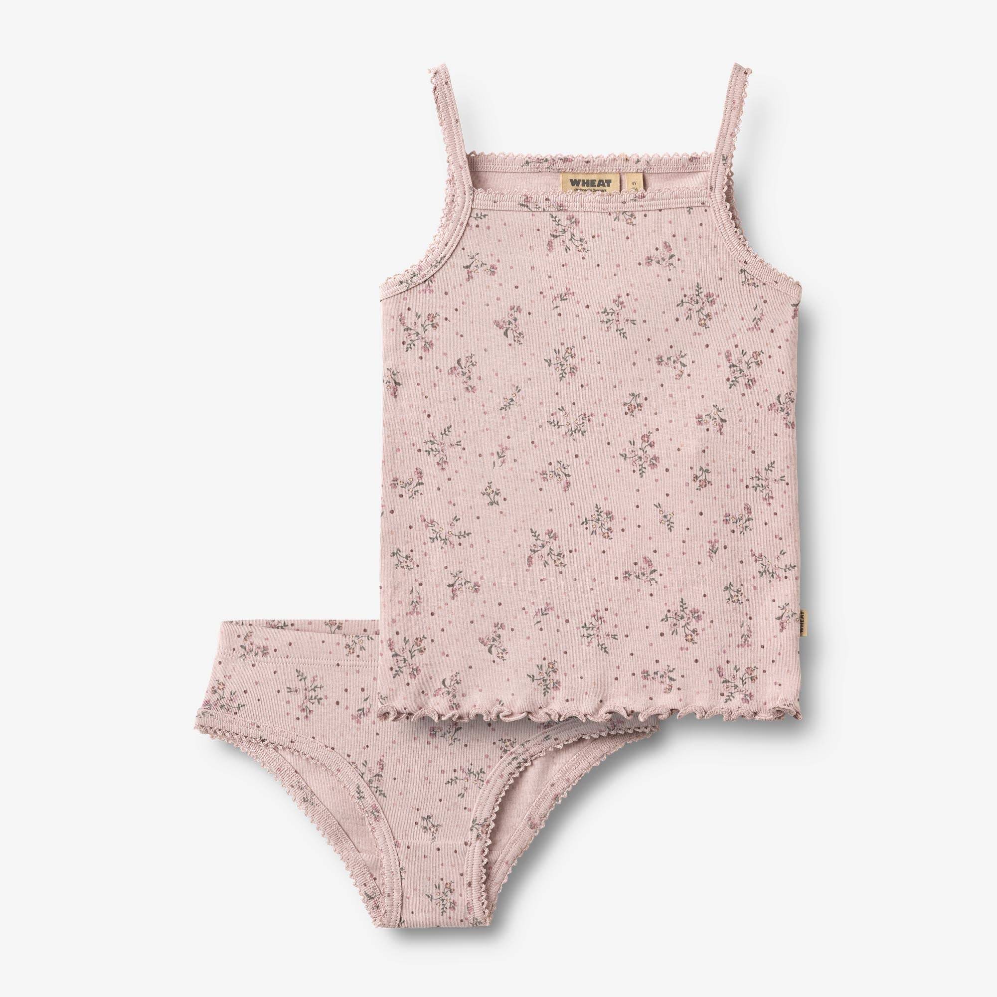 WHEAT® - Undertøj Havanna - lilac flowers - Str 98.