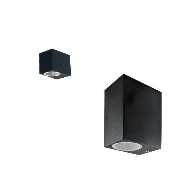 Væglampe spot inkl.3,5W GU10 LED sunflux - Enkelt spot - antrasit