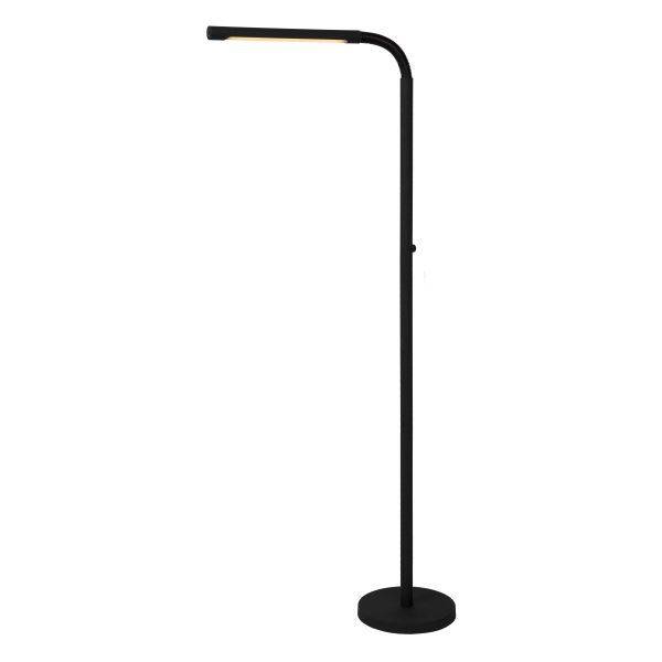Lucide Gilly genopladelig LED gulvlampe 3W H119cm sort eller hvid
