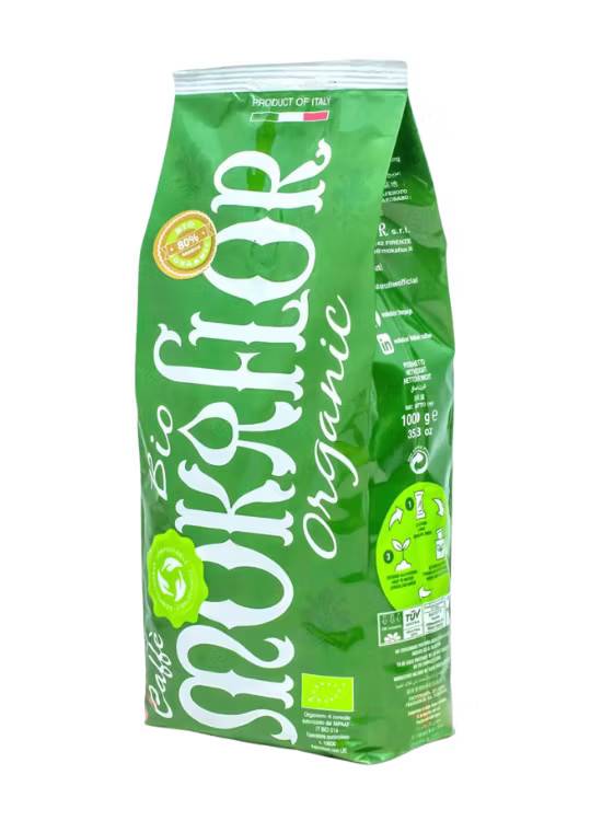 Mokaflor Organic 1000g kaffebønner