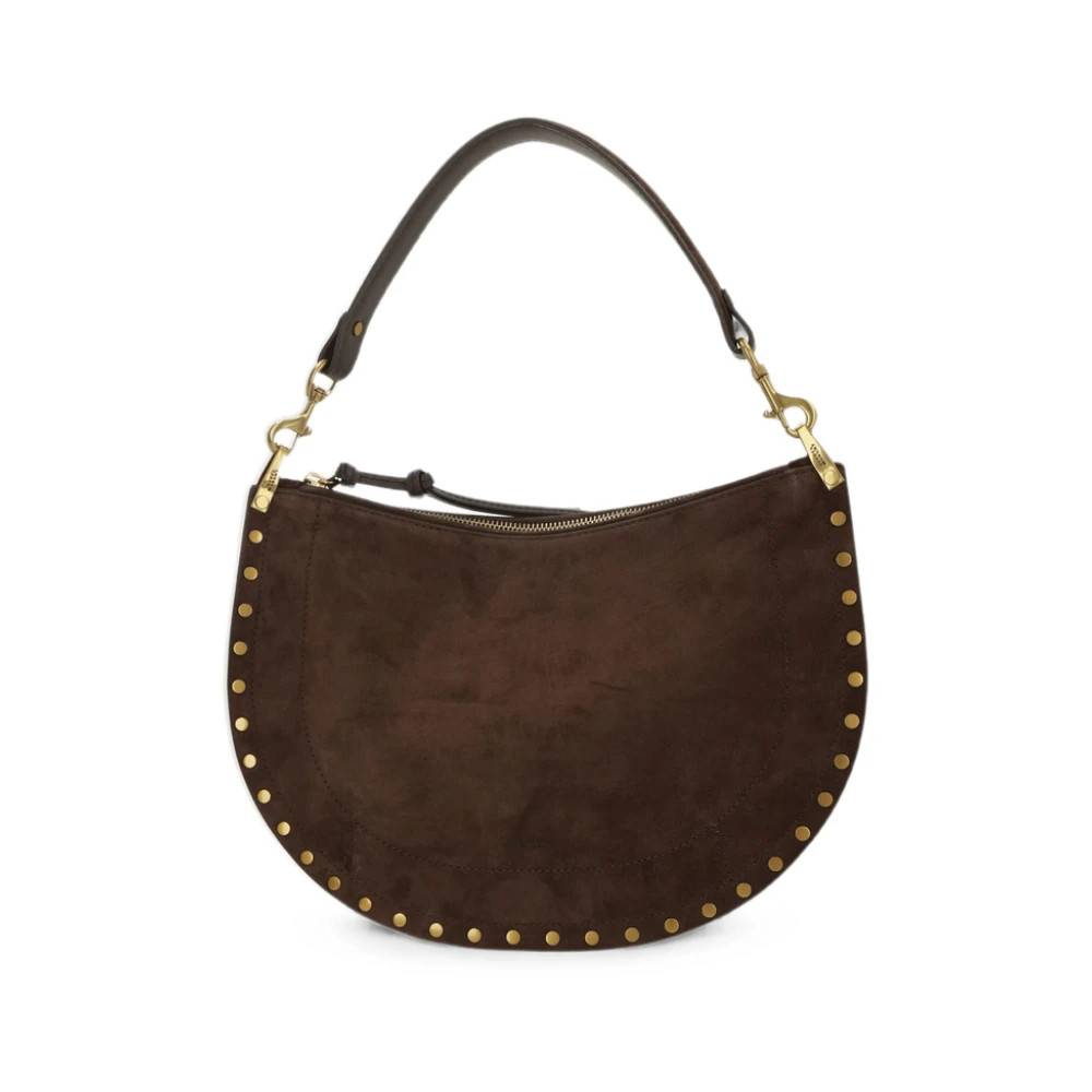 Isabel Marant Oskan Soft Zipped Bag - Tasker - Dame - Brun - ONE SIZE - Uld