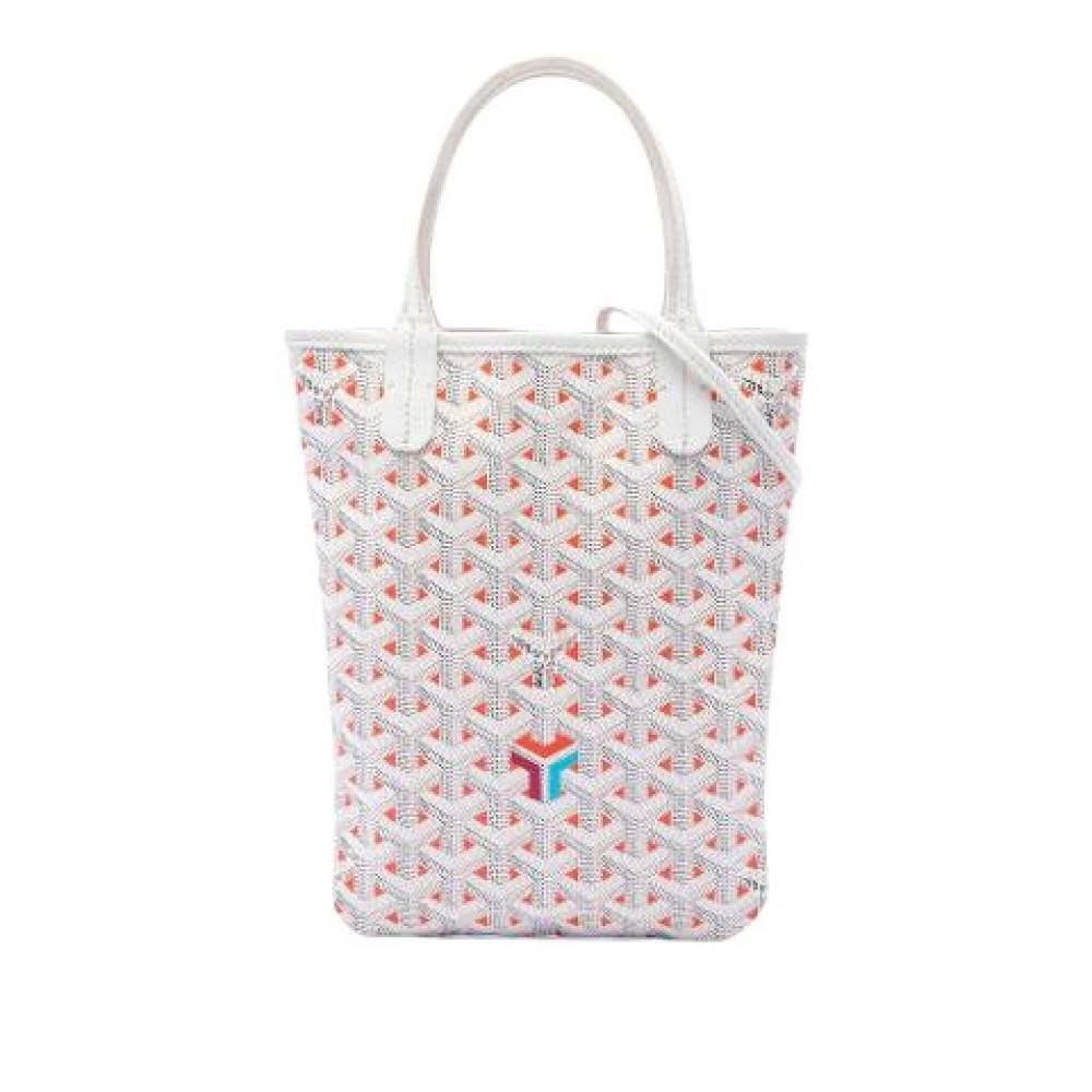 Goyard Vintage Pre-owned Poitiers Claire Voie Tote Bag - Vintage - Dame - Hvid - ONE SIZE - Læder
