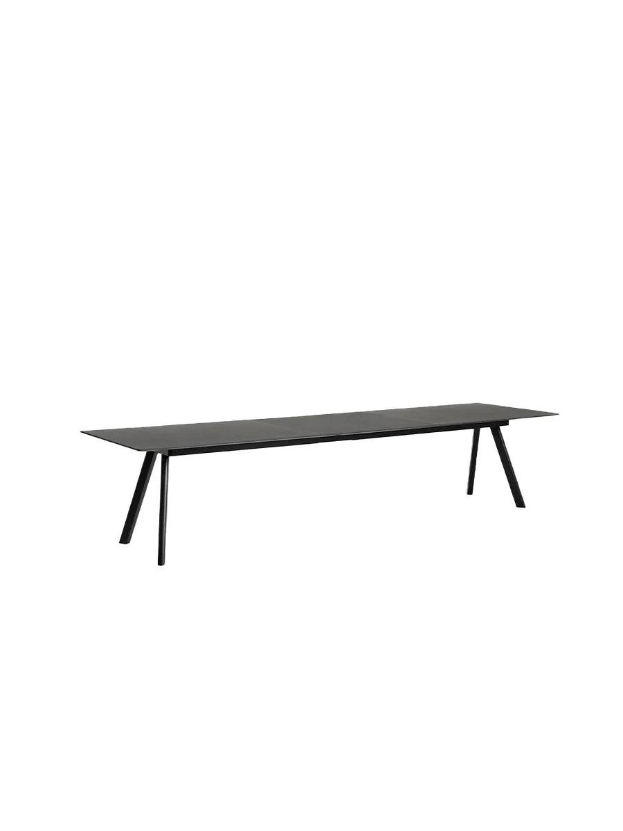 CPH30 Udtræksbord fra Hay Sort laminat / Sortlakeret eg / L: 250-450 x B: 90 x H: 74 cm - Jacobsen Plus