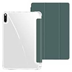 Smart Tablet-fodral Lämplig for Lenovo Tab P11 Pro TB-J706F J716F 11,5 tums Smart Cover med pennhållarskydd(DarkGreen)