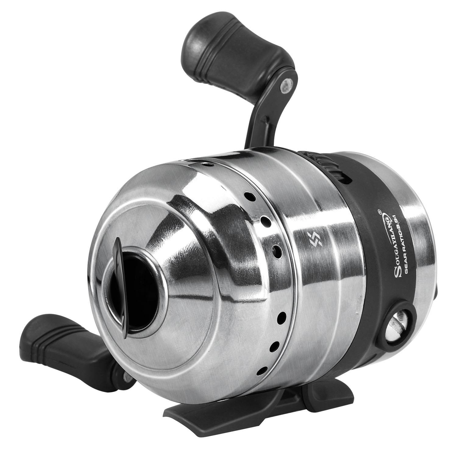 TEMU Easy To Operate Spincast Reel, 3.9:1 Gear Ratio Smooth Fishing Reel With Line, Fishing Coil For Freshwater