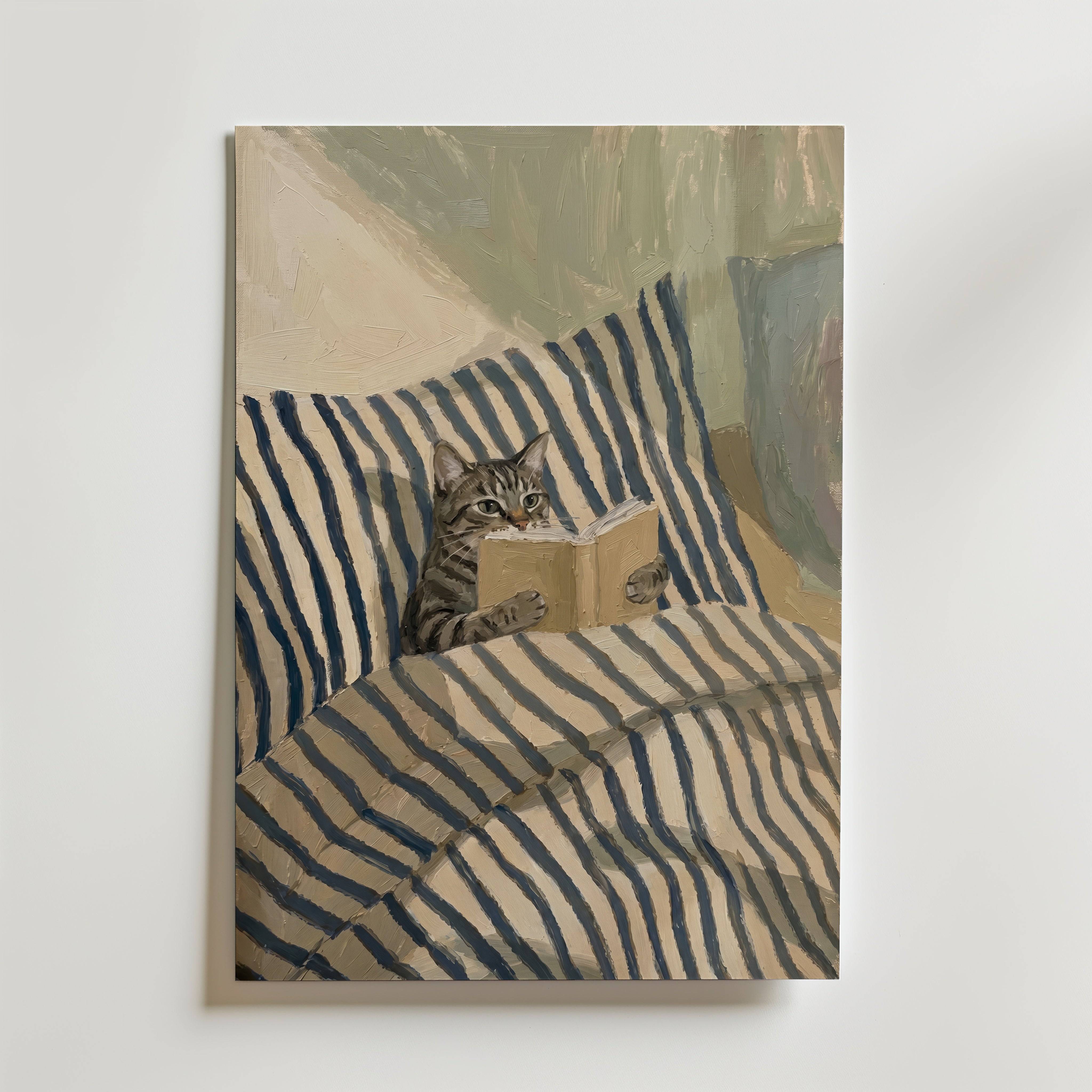 Booked & Cozy Poster - Premium Canvas 70x100 cm