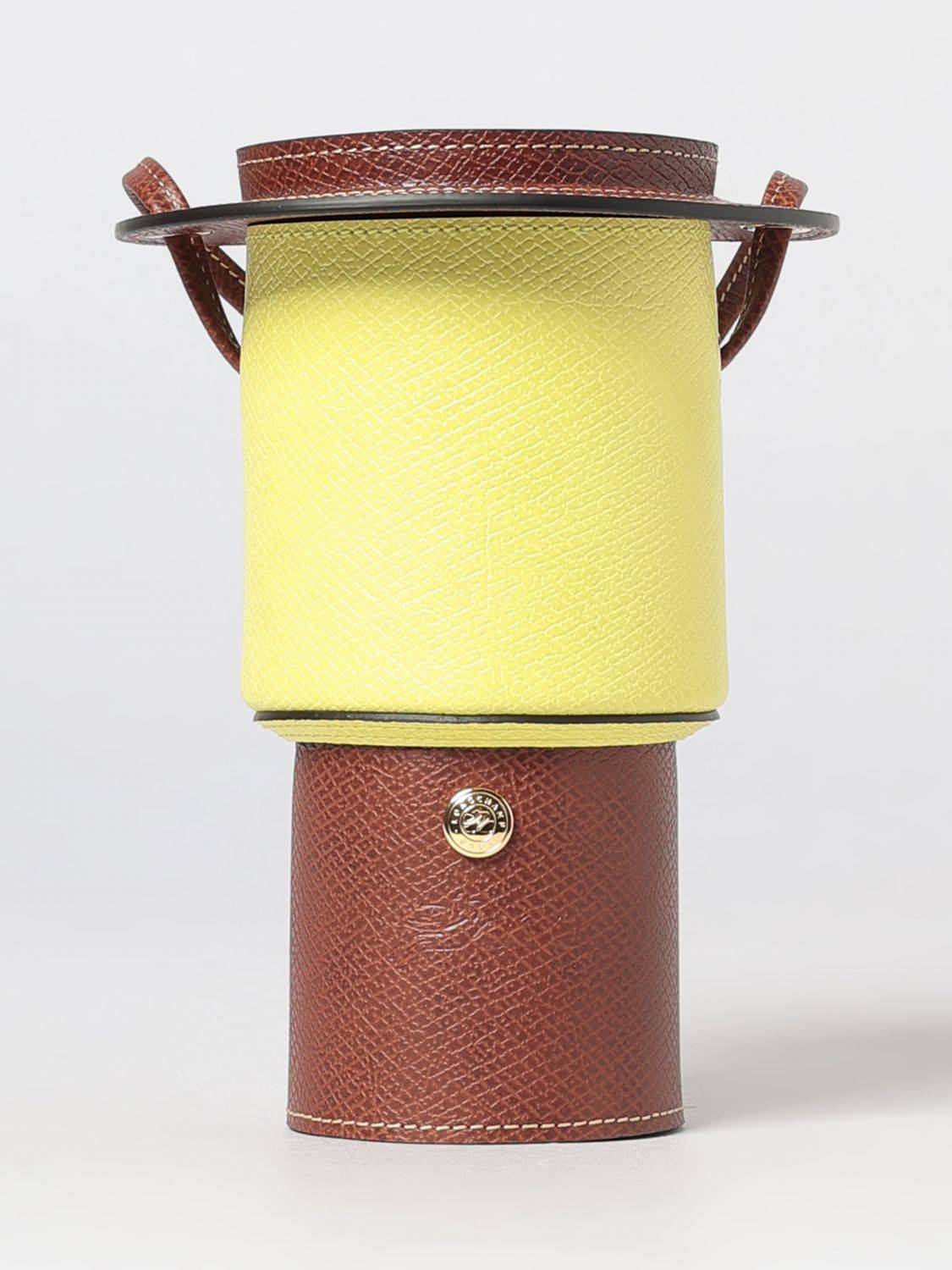 LONGCHAMP Épure zweifarbiger Flaschenhalter mit Umhängeriemen von aus Leder - OS