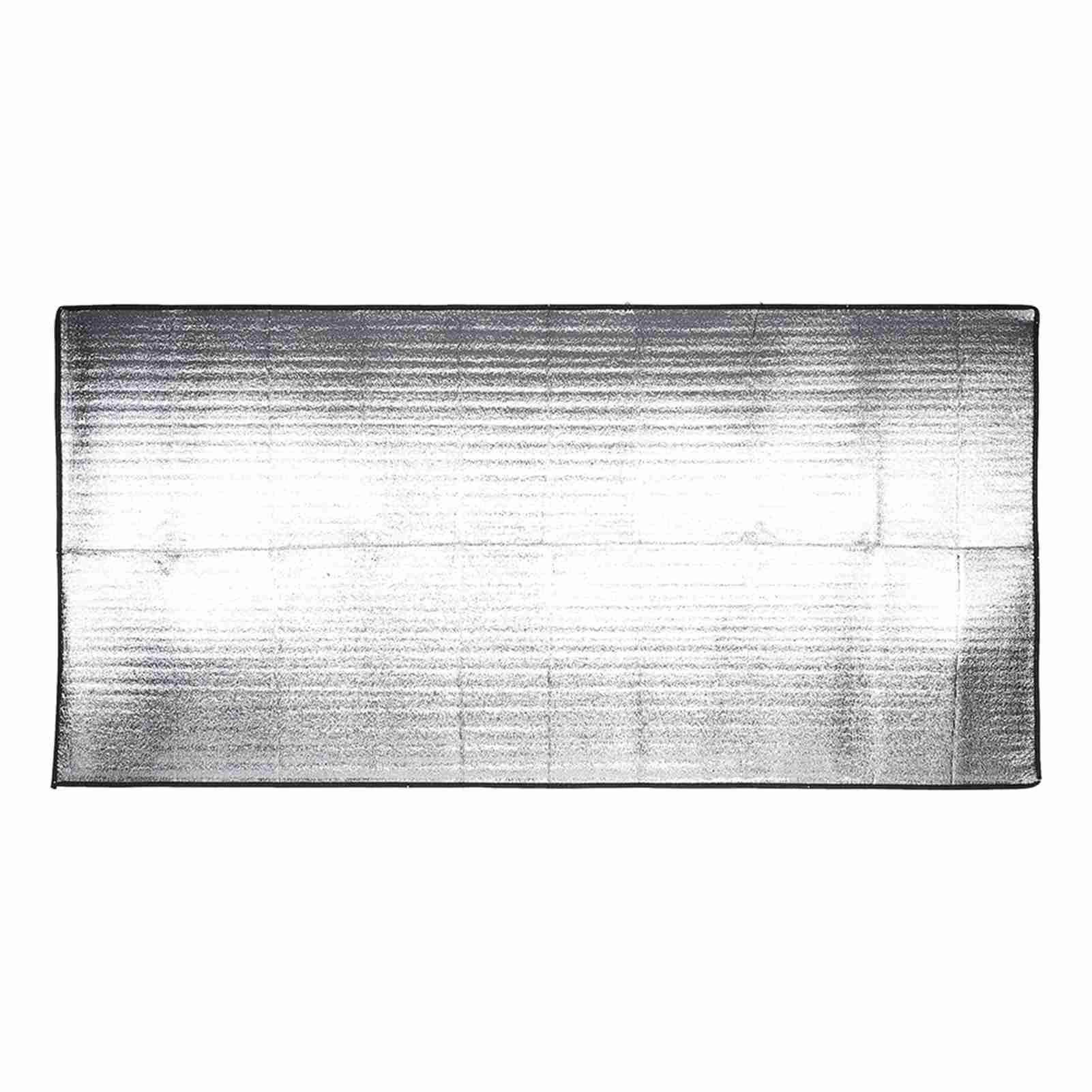 Utomhus Vikbar Sovmadrass Camping Madrass Fuktsäker Aluminiumfolie EVA Matta 2 x 2m