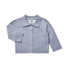 Magasin Figaro 1G Baby Cardigan Stl. 12 mdr / 80 cm fepojkar Koftor - Blue Blizzard (12 mdr / 80 cm)