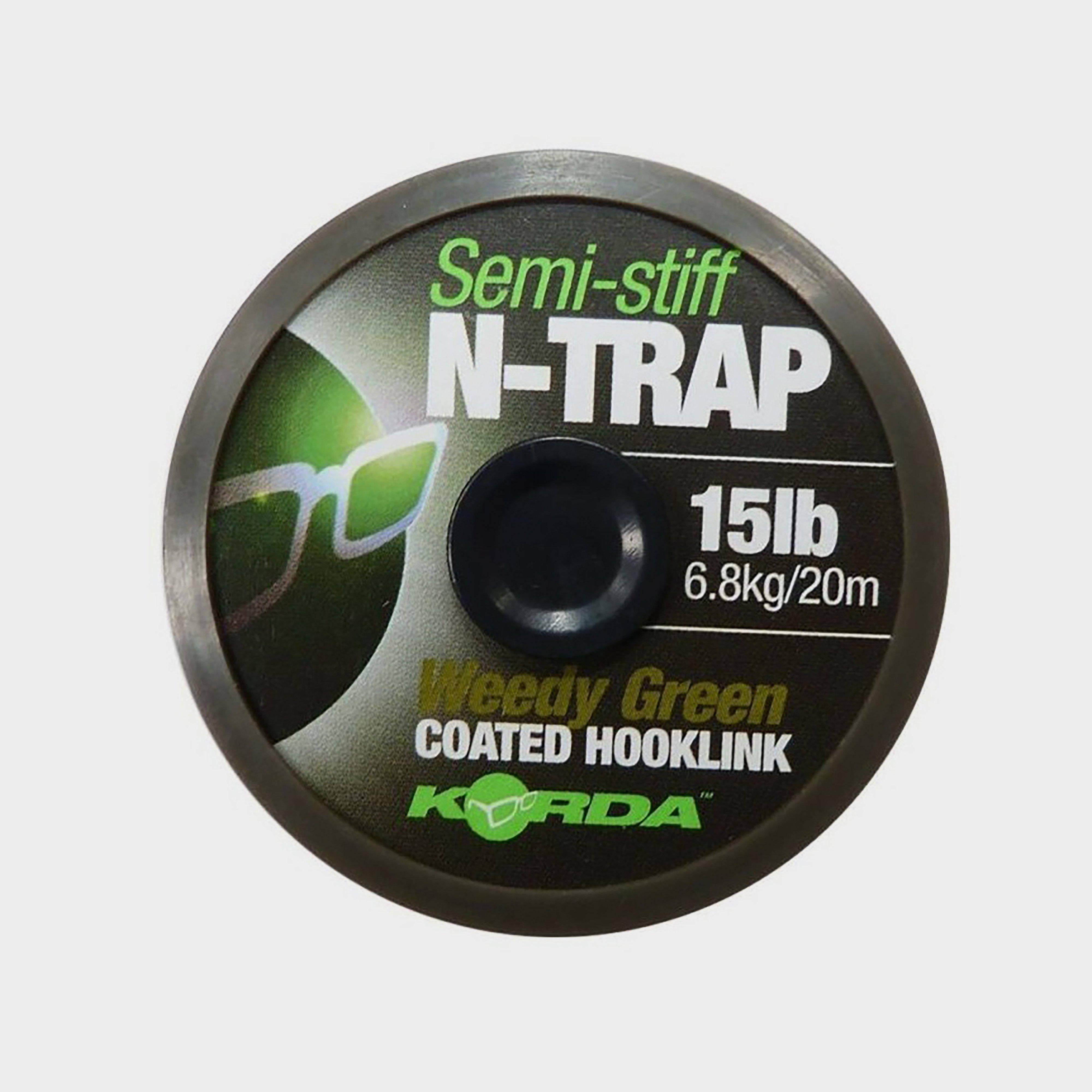 Korda N-Trap Semi Stiff 15lb Weed Green, Green