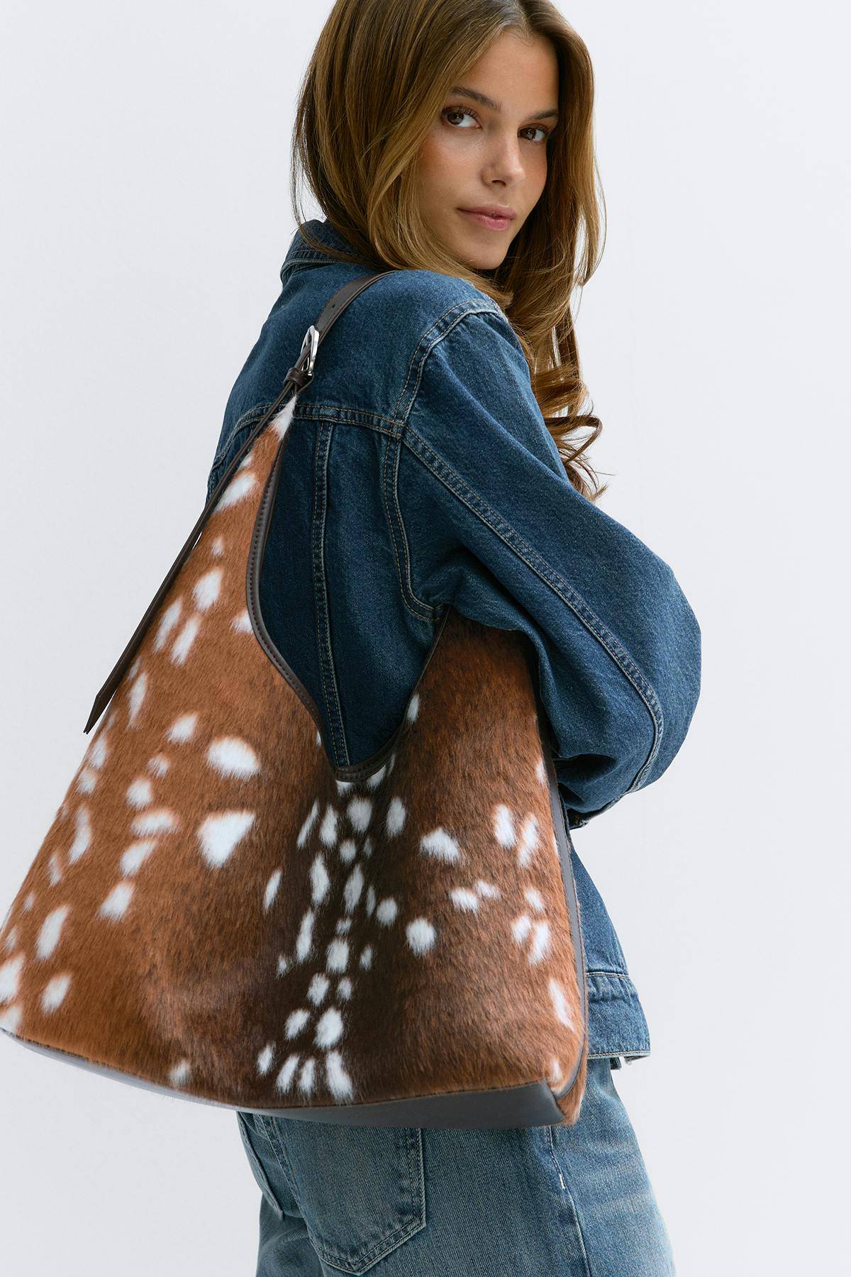 Gina Tricot-Hair - on shoulder bag-Axelremsväskor-Vit-ONESIZE-Dam